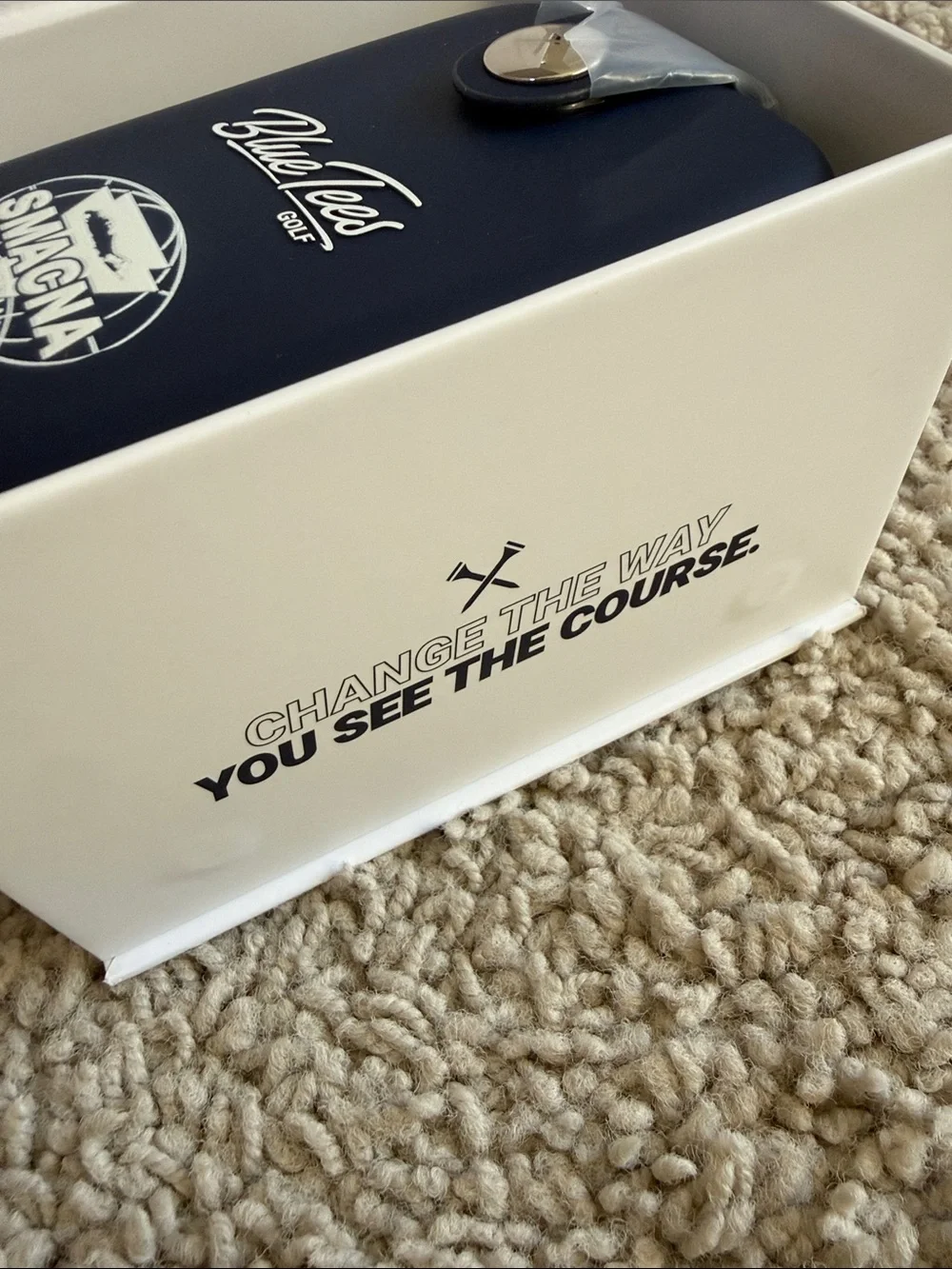 Blue Tees 3 max + magnetic laser rangefinder Golf, new in box original packaging